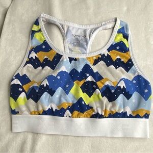 TomboyX Mountains Racer Back Bra